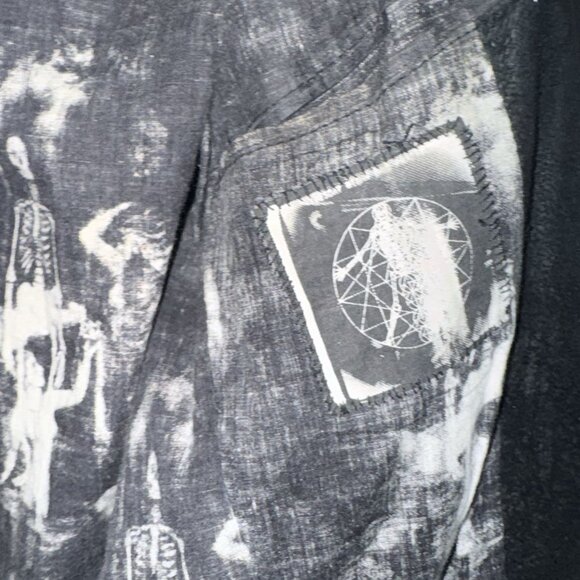 Rare 🔥 Tuesday Night Band Practice Distress Suede Leather Jacket Men Size S - Picture 2 of 13